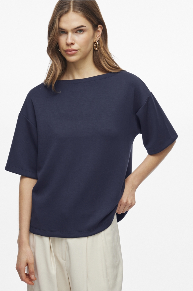 VIKARENA BOATNECK 2/4 TOP/R 14103955 Navy Blazer